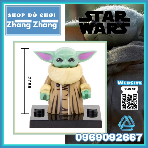 Xếp hình Star Wars Baby Yoda Chiến tranh giữa các vì sao Lego Minifigures WM925
