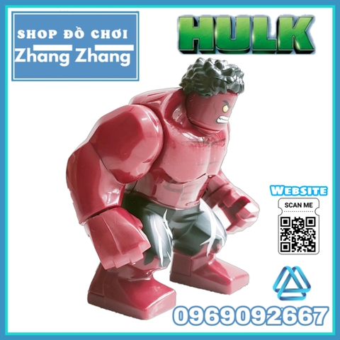 Xếp hình Red Hulk Big Figures Lego Minifigures POGO PG857 PG8262