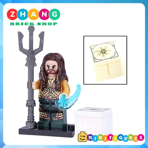 Xếp hình Jutice League Bathero - Flash - Aquaman - Wonder Woman - Cyborg - Superman Lego Minifigures Decool 0282 0287