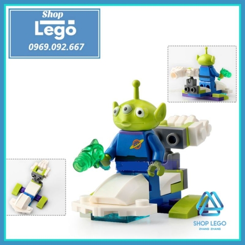 Xếp hình Câu chuyện đồ chơi Toys Story 4 Woody - Buzz - Jessie - Green Alien - Sarge - Zurg Lego Minifigures SY6699