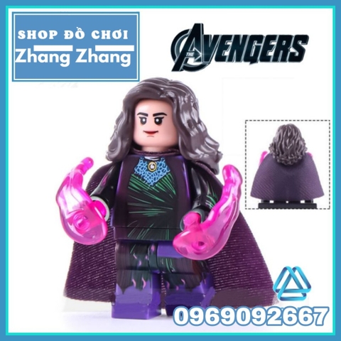 Xếp hình Vision - Scarlet Witch - Agatha Harkness - Quicksilver - Billy - Tommy - Monica Rambeau Lego Minifigures WM6115