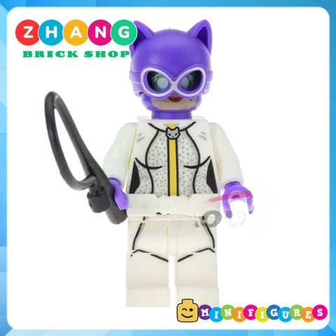 Xếp hình Batman - Alfred - Robin - Catwoman - Gordon - King Tut - Harley Quinn - Joker Lego Minifigures POGO PG8074