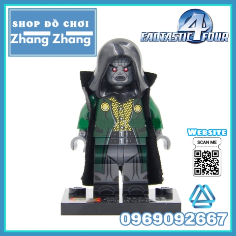 Xếp hình Fantastic The Thing Invisible Woman Human Torch Dr Doom Sue Storm Reed Richards Johnny Lego Minifigures SY288