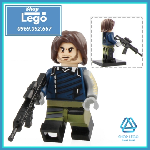 Xếp hình Avengers: Infinity War Captain America: The Winter Soldier Lego Minifigures Xinh X0217