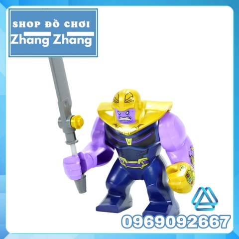 Xếp hình Bigfigures  Thanos đại chiến Avengers Infinity War mới nhất Lego Minifigures Decool 0296