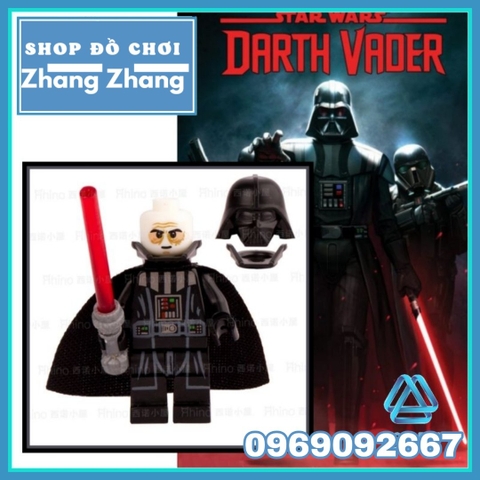 Xếp hình Star Wars nhân vật Darth Vader học trò Sith Lord Palpatine Lego Minifigures POGO PG633