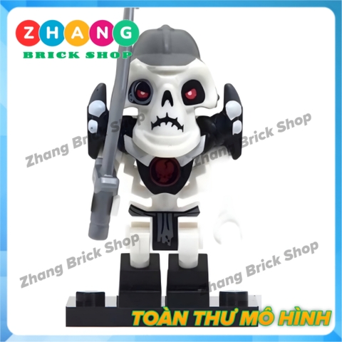 Xếp hình Ninjago tộc xương Chopov - Kruncha - Nuckal - Frakjaw - Whyplash - Krazi Lego Minifigures Lele A041 048