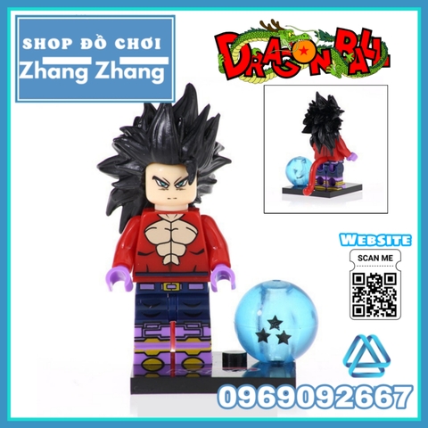 Xếp hình 7 viên ngọc rồng Dragon Ball Goku
- Krillin
- Fu
- Trunks - Android 13 - Vegeta Lego Minifigures Kopf KF6048