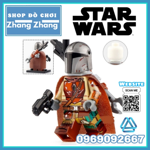 Xếp hình Star Wars Kaydel Poe Jannah Rose The Mandalorian Sith Trooper Lego Minifigures WM6082