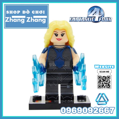 Xếp hình Fantastic The Thing Invisible Woman Human Torch Dr Doom Sue Storm Reed Richards Johnny Lego Minifigures SY288