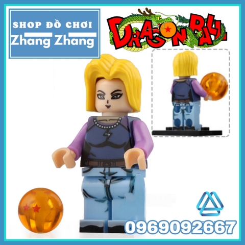 Xếp hình 7 viên ngọc rồng Dragon Balls Goten - Gotenks
- Trunks - Tien Shinhan - Android 18 Lego Minifigures POGO PG8166