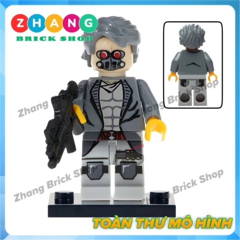 Xếp hình Dr. Nemesis   - Colossus   - Sabretooth   - Bishop  - Executioner Siêu anh hùng Lego Minifigures POGO PG8083