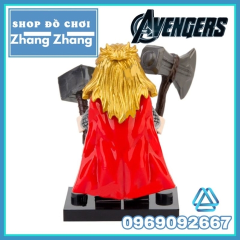 Xếp hình Thần sấm Thor Avengers Endgame mới nhất 2021 trong Marvel Lego Minifigures V001