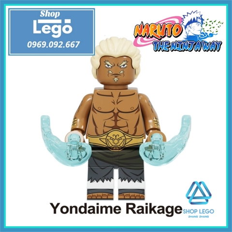 Xếp hình Naruto gồm Uchiha - Killer Bee - Yonda - Konan - Hyuga - Akimichi - Hidan - Kakuzu Lego Minifigures Kopf KF6119