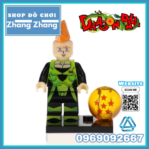 Xếp hình 7 viên ngọc rồng Dragon Ball Zamasu Android 13 Dyspo Kaio Shin Bills Majin Boo Lego Minifigures Kopf KF6036