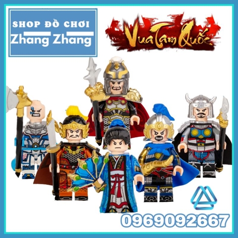 Đồ chơi xếp hình Tam Quốc Three Kingdom Tào Ngụy Điển Vi Quách Gia Minifigures Decool 20331 20336