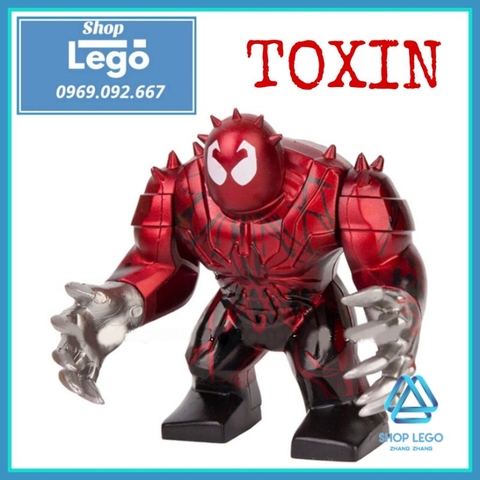 Xếp hình người nhện Spider-Man Toxin đột biến Lego Minifigures POGO PG1815 PG8139