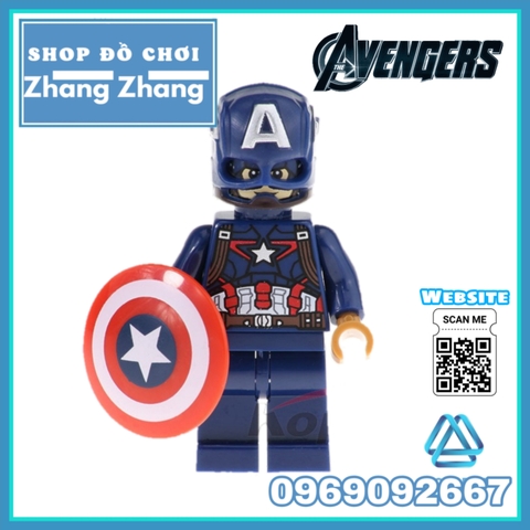 Xếp hình Avengers Endgame & Infinity War Thor Thanos Spider-man Lego Minifigures Kopf KF6087