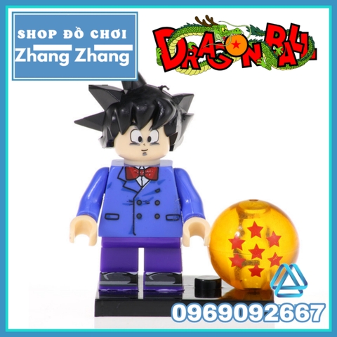 Xếp hình Dragon Ball Android 17 - Krillin - Launch - Mai - Satan - Piccolo - Violet - Goten Lego Minifigures Pogo PG8168