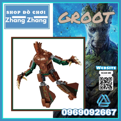 Xếp hình Groot Treeman Lego Minifigures POGO MG1013