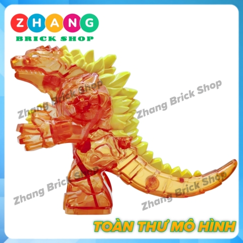 [13cm] Xếp hình Red Lotus Godzilla Đế vương bất tử siêu to Lego Minifigures GXL047