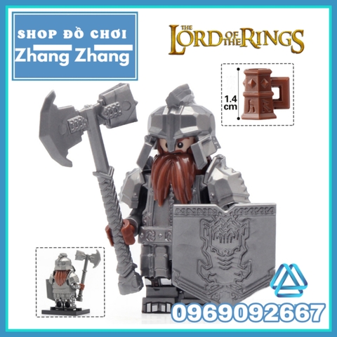 Xếp hình Lord of the Rings Dwarves Warriors Tộc chiến binh người lùn Hobbit Lego Minifigures

Koruit KT1040