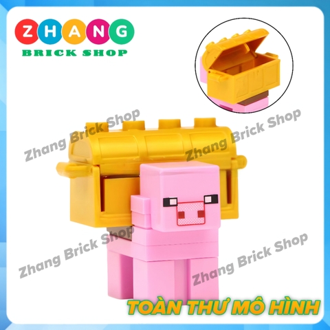 Xếp hình MineCraft Redstone Golem - Creeper - Zombie - Wither Skeleton - Blaze - Wither Lego Minifigures Xinh X0294