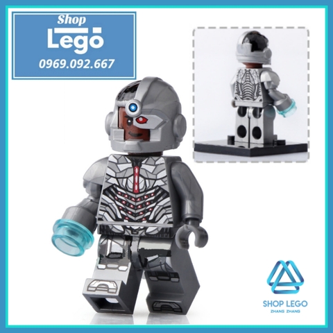 Xếp hình Justice League Wonder Woman - Superman - Cyborg - Flash - Aquaman - Batman Bizzaro Lego Minifigures Xinh X0167