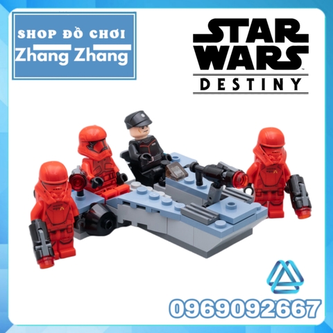Xếp hình Star Wars First Order Trooper Battle mới nhất Lego Minifigures K-008