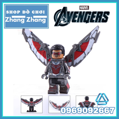 Xếp hình Bucky - Sam Wilson - Winter Soldier - Karli- Baron Zemo- Falcon - Captain America Lego Minifigures WM6117