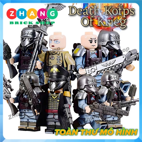 Đồ chơi xếp hình Death Korps of Krieg Đội quân của hoàng đế Minifigures N201-208