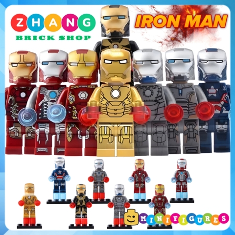 Đồ chơi Xếp hình Iron Man tuyển tập mới nhất Minifigures Xinh 027 034