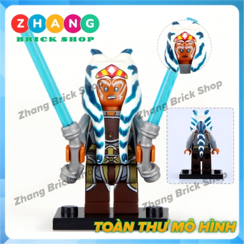 Xếp hình Star Wars Skywalker - Jinn - Leia Ahsoka - Savage - Protocol Droid - Windu - Padme Lego Minifigures Pogo PG8028