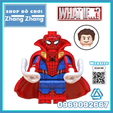Đồ chơi xếp hình What if gồm Dr Strage Iron man - Thanos Deadpool - Thor Captain America - Spider man Minifigures WM6132