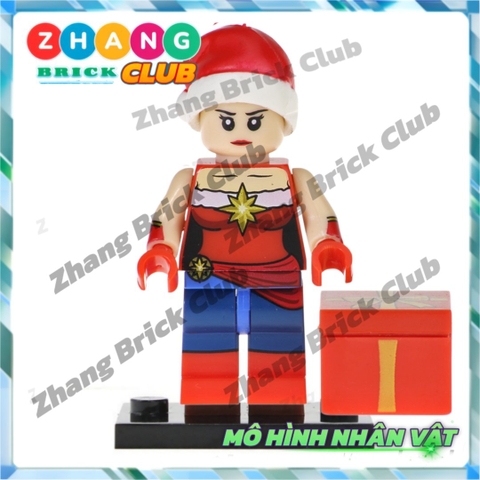 Mô hình nhân vật Giáng sinh Batgirl Black Panther Cyclops Falcon Red Robin Flash Marry Christmas POGO PG8189