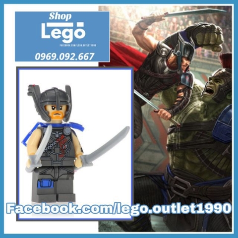Xếp hình Thor Ragnarok - Amora - Jane Foster - Hulk - Loki Sakaarian Vonstagg - Grand Master Lego Minifigures Xinh X0165