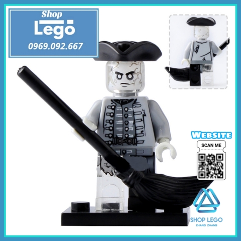 Xếp hình Cướp biển vùng Caribe Jack Sparrow - Carina - Salazar - Henry Lego Minifigures Pogo PG8048