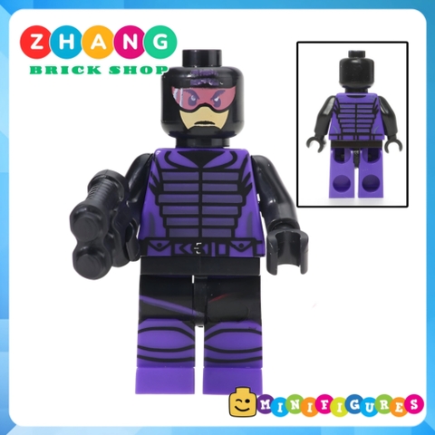 Xếp hình Whiplash - Spider-Girl - Tarantula - Paladin - Ultimate Deadpool Siêu anh hùng Lego Minifigures POGO PG8057