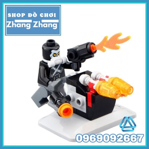 [179 hình] Xếp hình Crossbones Hazard Heist Falcon và Black Widow mới nhất Lego Minifigures Decool 7121