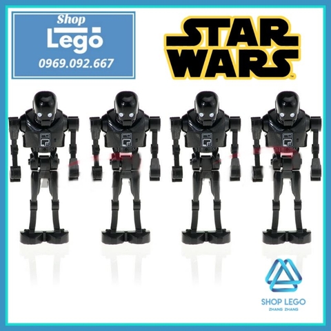 Xếp hình Star Wars Bộ 4 người máy K-2SO trong chiến tranh giữa các vì sao Lego Minifigures POGO C031