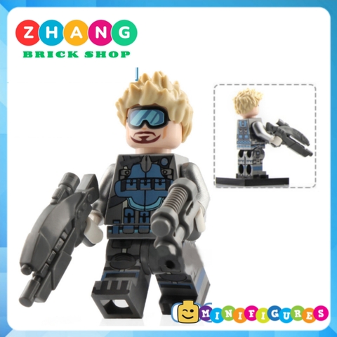Xếp hình Tony Stark - Black Panther
- Batman - Akham - Punisher Siêu anh hùng Lego Minifigures Lele D011 018