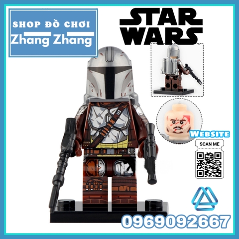 Xếp hình Star Wars Stormtrooper - Moff Gideon Cara Dune - Death Trooper Greef Carga Mandalorian Lego Minifigures WM6099