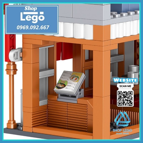 Xếp hình 270 hình Tiệm đồ nướng Naruto và Sasuke rủ nhau đi nhậu Lego Minifigures PRCK 69626