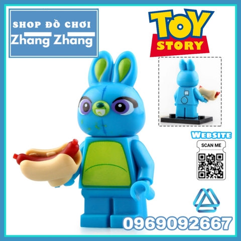Xếp hình Toys Story Buzz Lightyear Woody Jessie Alien Bunny Bo Peep Gabby Duke Caboom Lego Minifigures Wm6060
