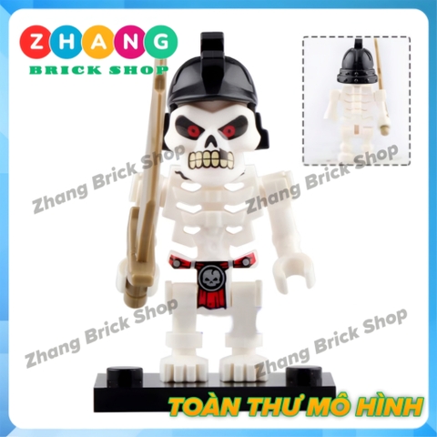 Xếp hình Ninjago đại chiến tộc rắn và bạch cốt tinh tộc Lego Minifigures LELE A098 105