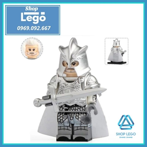 Xếp hình Game of Thrones Kingsguard trong Trò chơi vương quyền Lego Minifigures Koruit KT1019