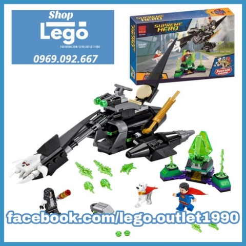 [223 hình] Xếp hình Siêu nhân và chó Siêu nhân Krypto Lego Minifigures Bela 10842