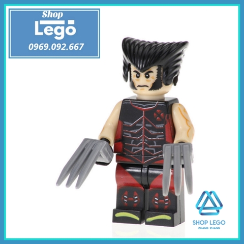 Xếp hình Lego Người Sói Wolverine Batpool Spider Gwen Flash Batmite Ninja Strike Weapon-X Lego Minifigures Pogo Pg8147