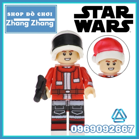 Xếp hình Star Wars Stormtrooper Darth Vader - Rebel Trooper Han Solo Leia Lego Minifigures Luke Skywalker POGO PG8200