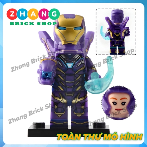 Xếp hình Avengers End Game Captain Marvel Spider-Man Pepper Thor Thanos America Rocket Racoon Lego Minifigures WM6061